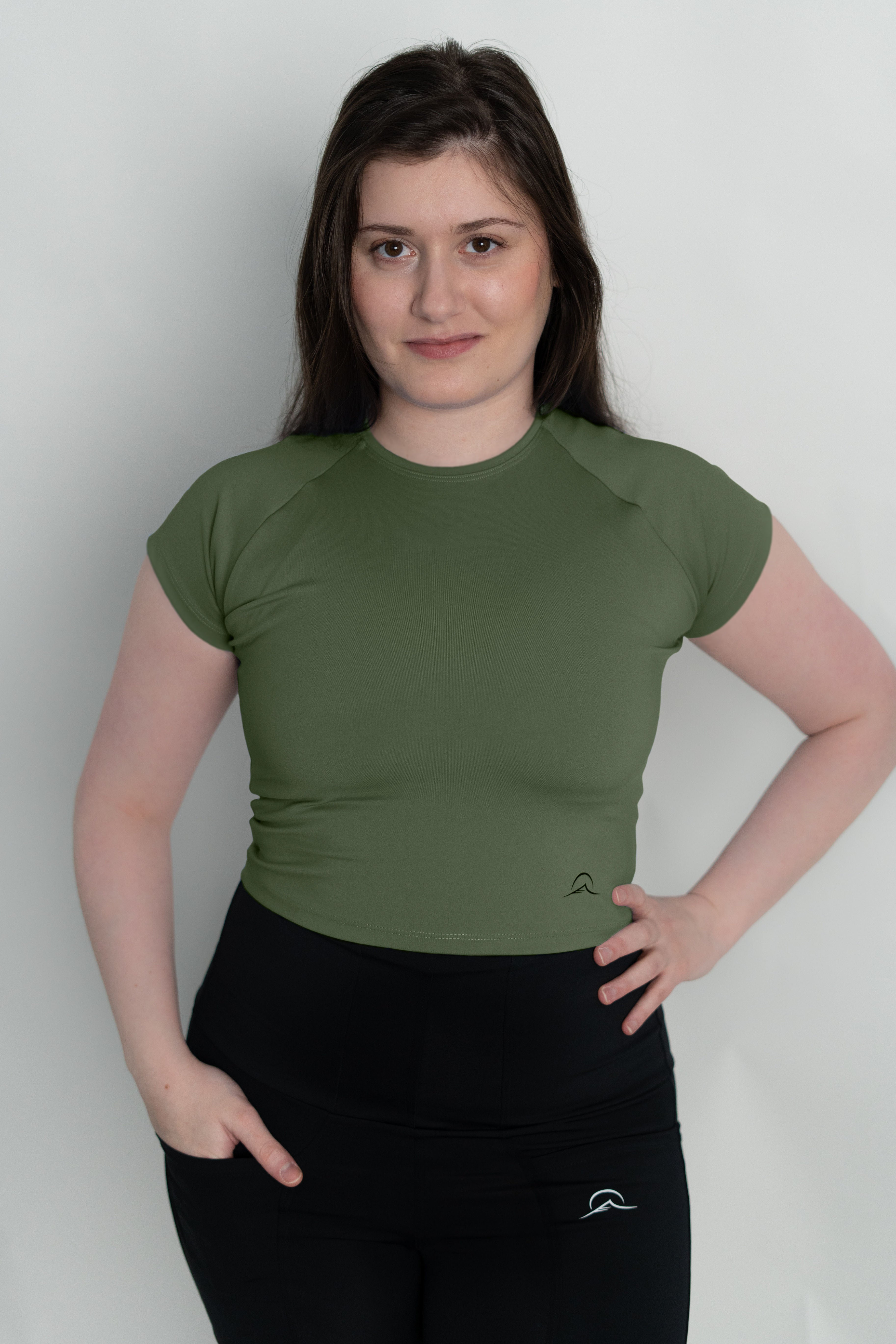 Mini Sleeves Crop Top