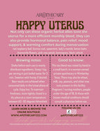 Organic Menstrual Comfort Tea Blend: Happy Uterus
