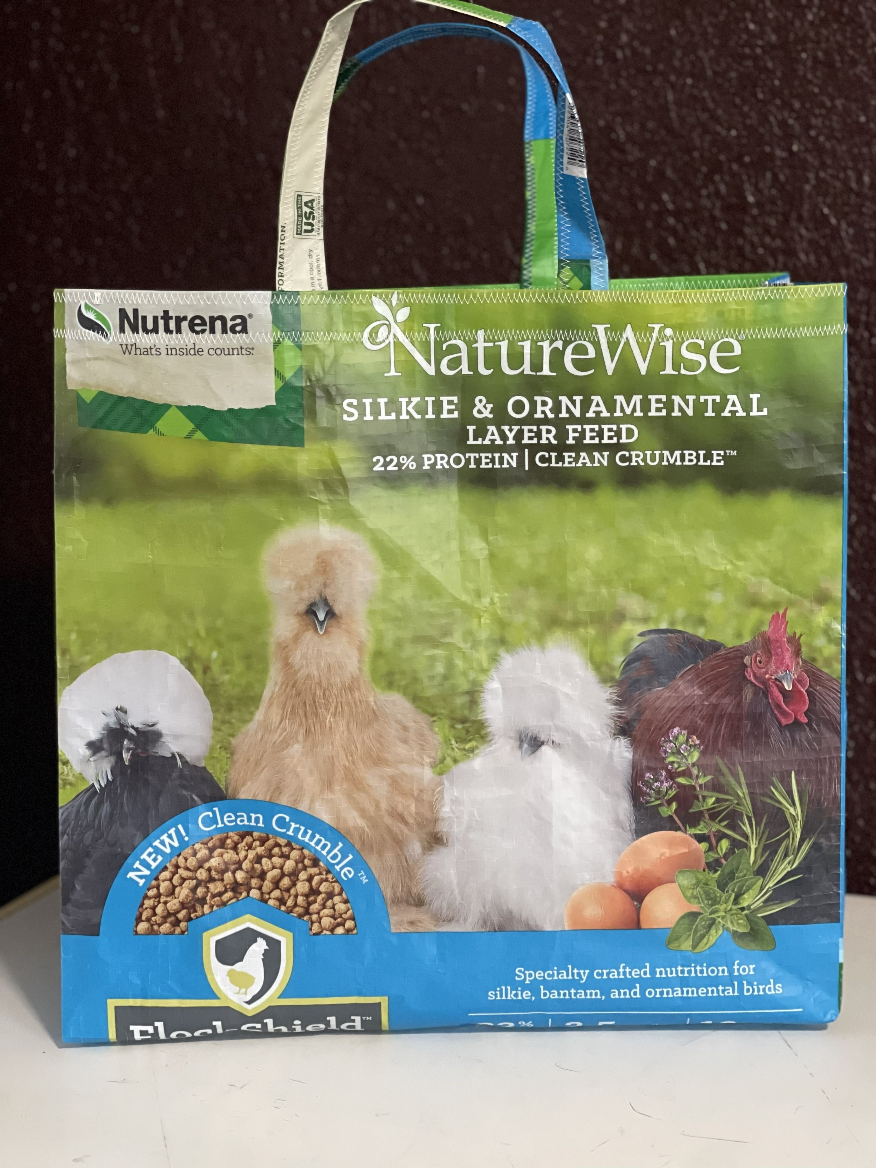 Nutrena NatureWise Silkie & Ornamental Tote Bag