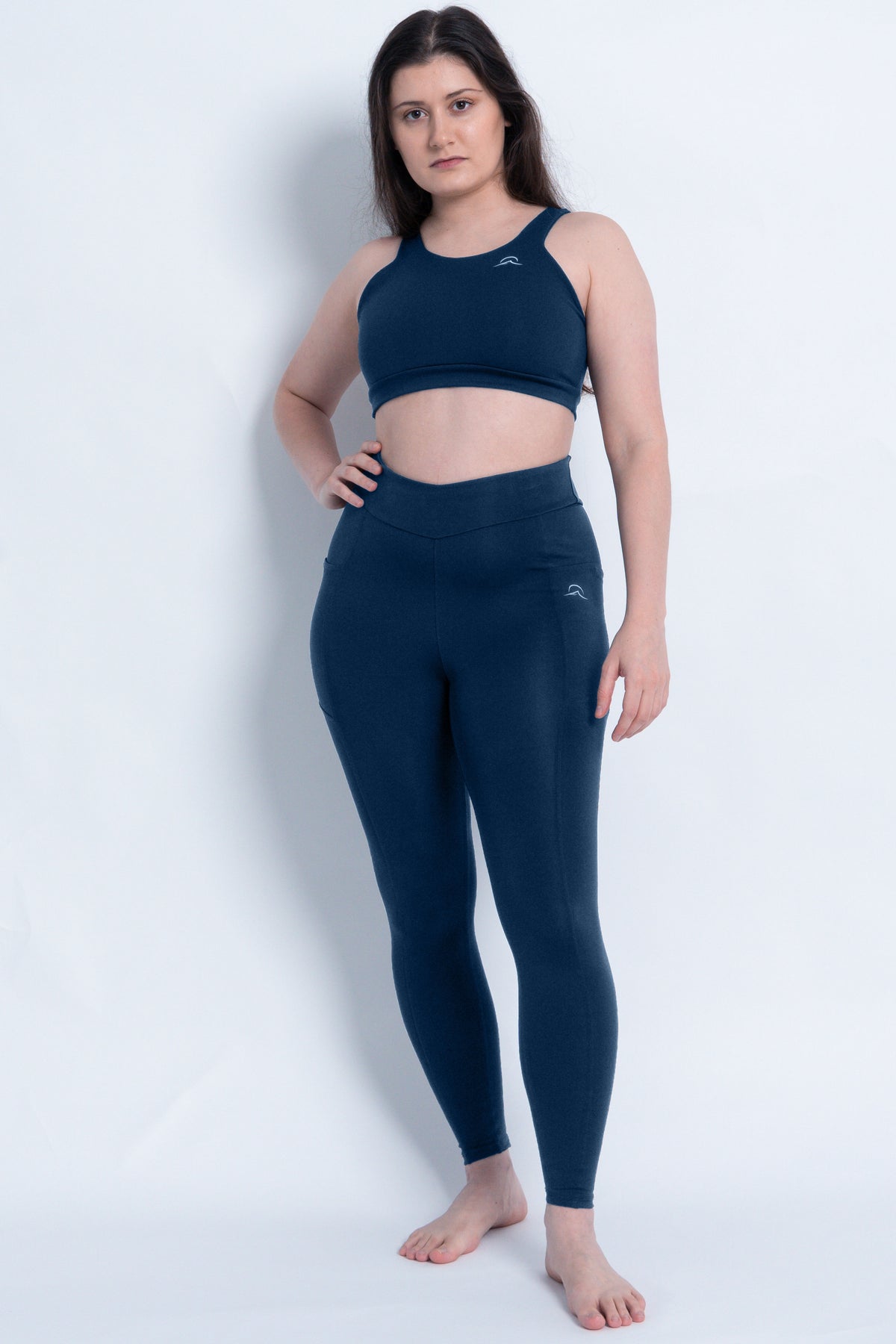 Leggings with 2 Pockets and Subtle V High Waist