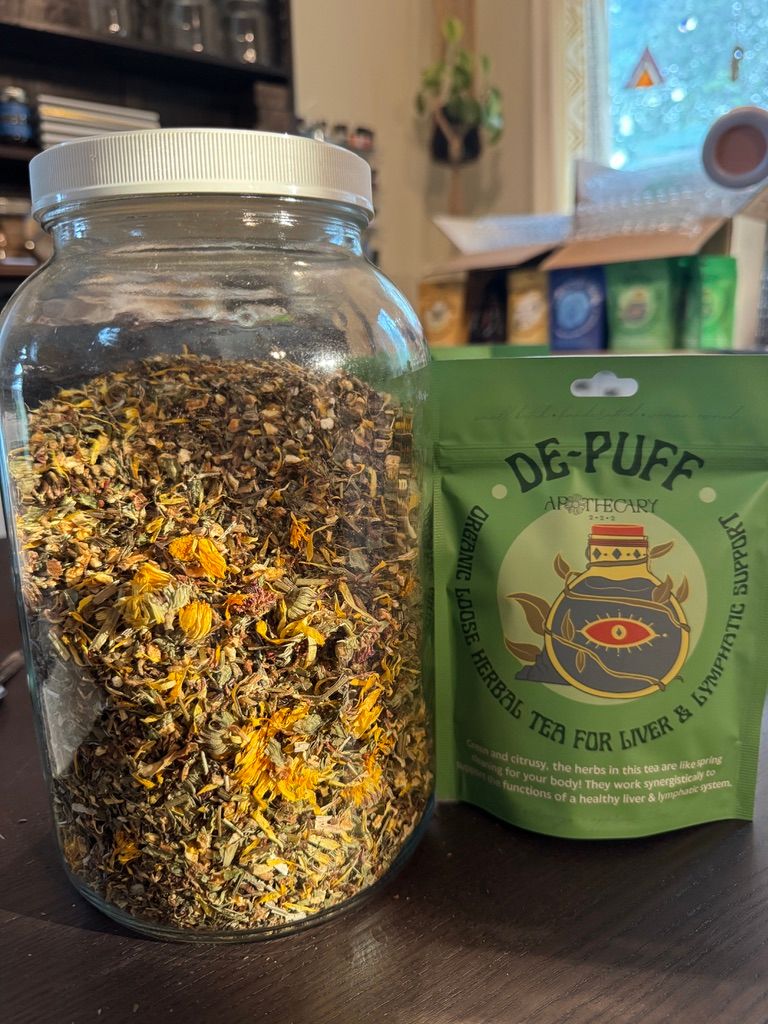 Organic Liver and Lymph Detoxifying Tea Blend: De-Puff