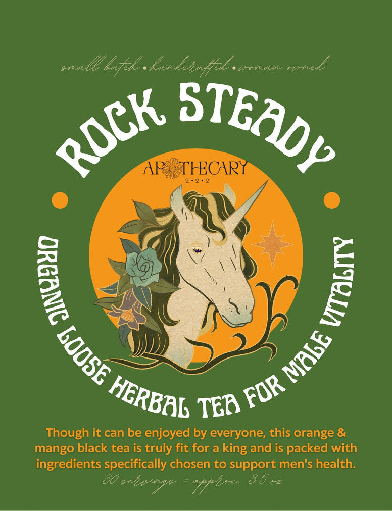 Organic Tea Blend for Male Vitality: Rock Steady