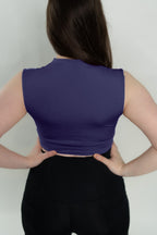 V Neck Sports Bra Top