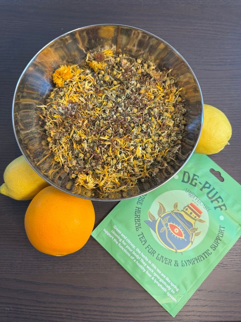 Organic Liver and Lymph Detoxifying Tea Blend: De-Puff