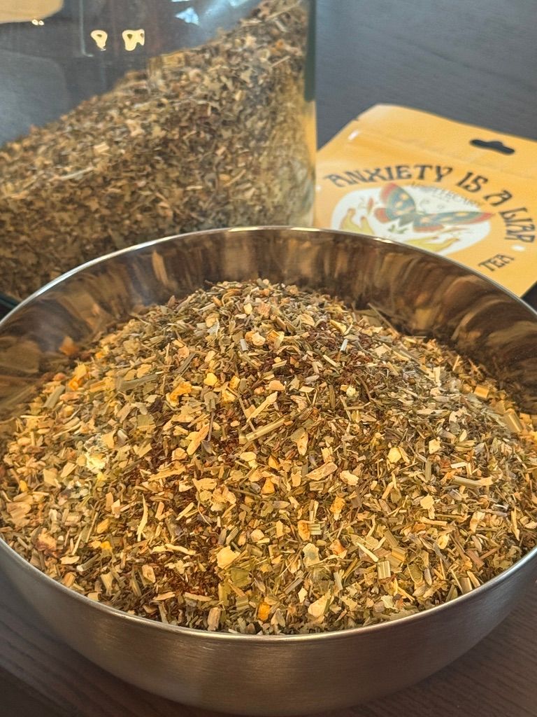 Organic Calming and Uplifting Tea Blend: Anxiety is a Liar