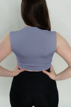 V Neck Sports Bra Top