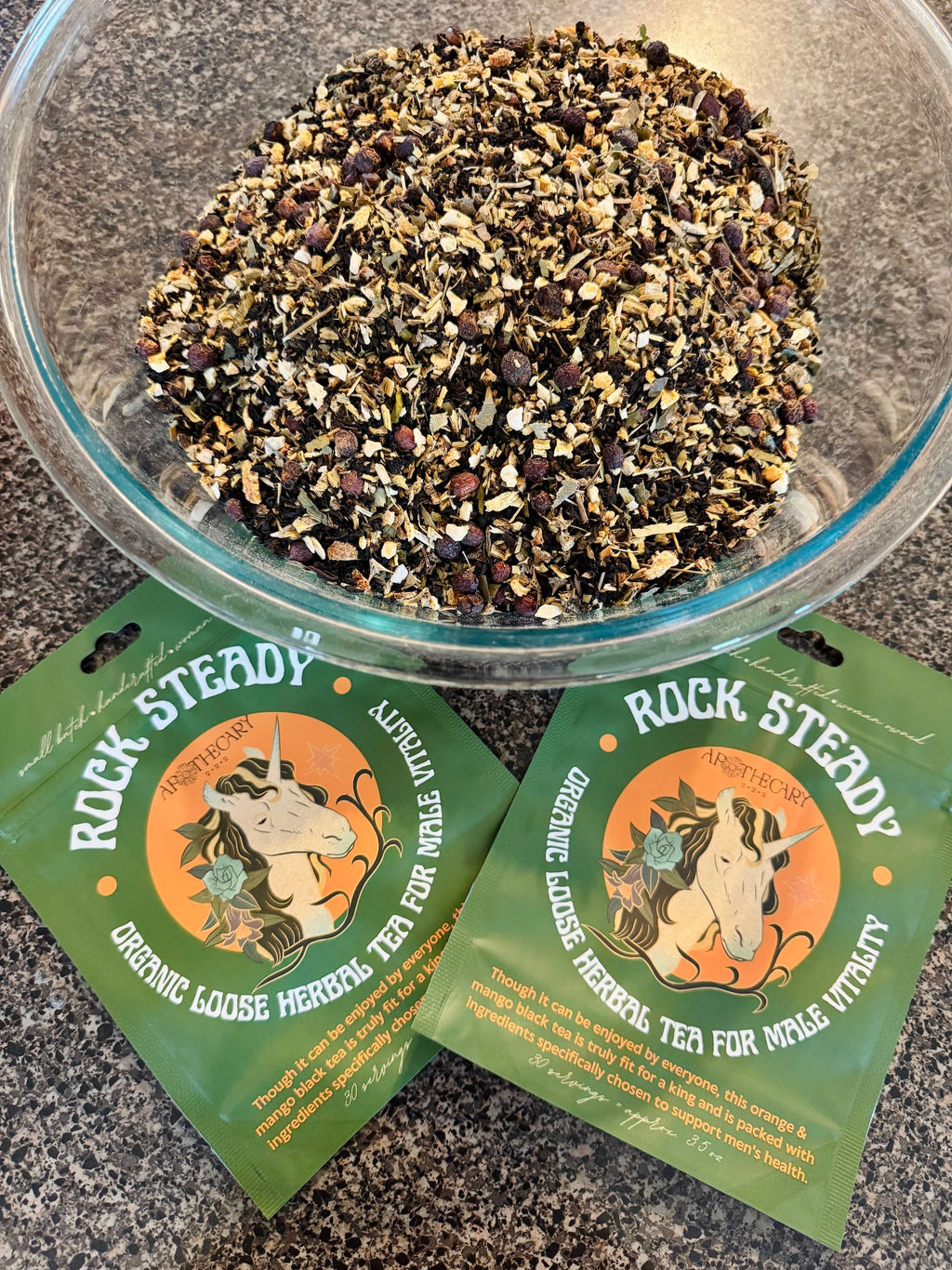 Organic Tea Blend for Male Vitality: Rock Steady