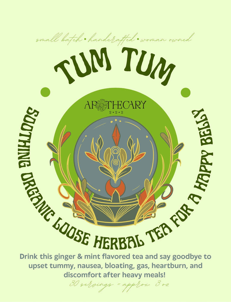 Organic Tea Blend for Soothing Digestive Troubles: Tum Tum