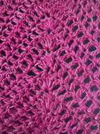 Fuchsia Maze Crochet Top