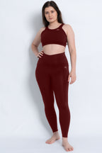 Leggings with 2 Pockets and Subtle V High Waist