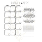 Walking the Spiral - A Nyxran Calendar