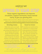 Organic Energizing Anti-inflammatory Tea Blend: Spring in Your Step
