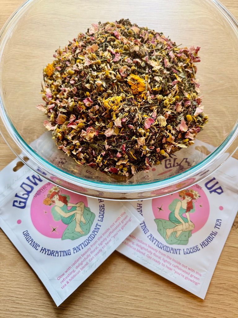 Organic Skin Beautifying Tea Blend: Glow Up