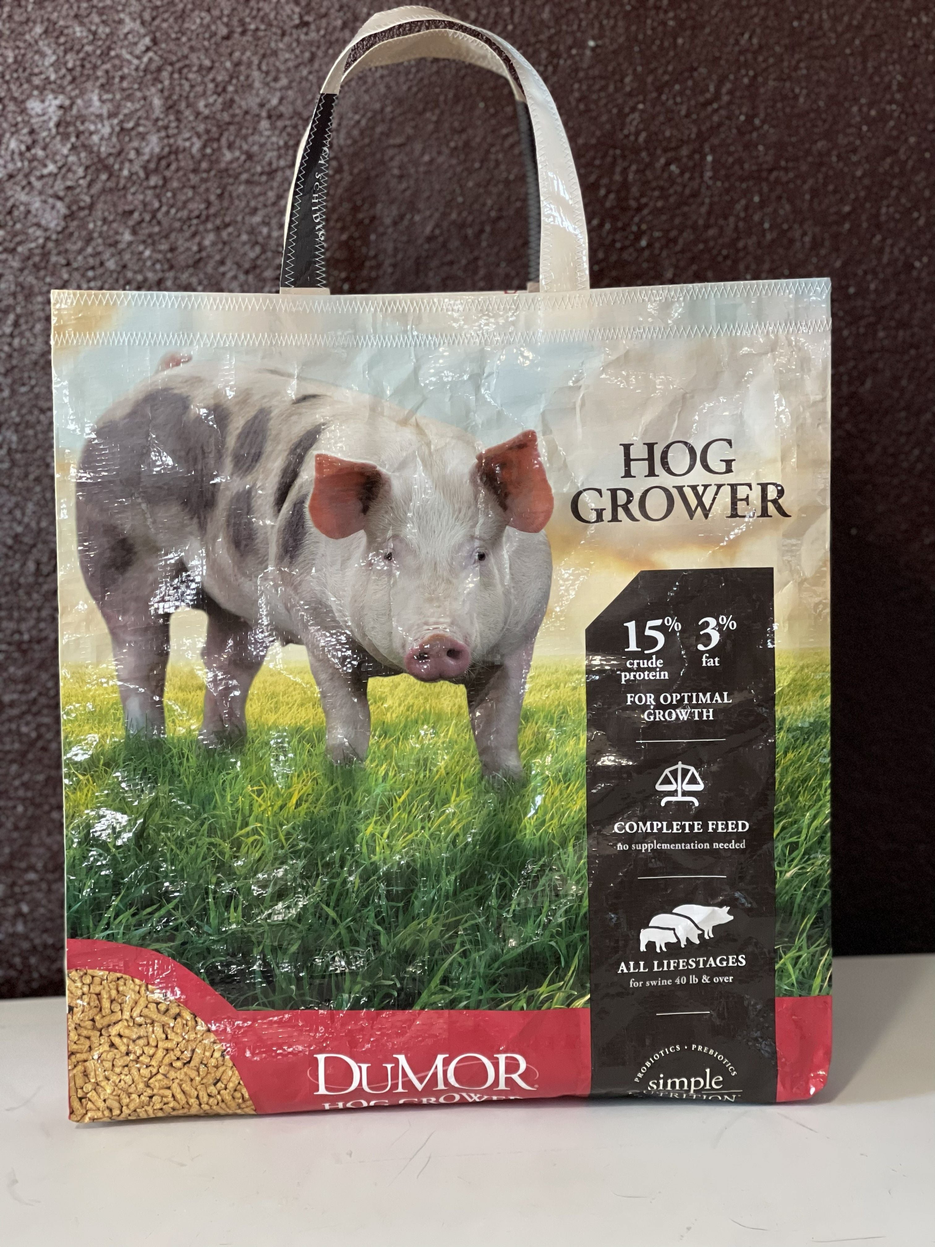 Dumor Hog Grower Tote Bag