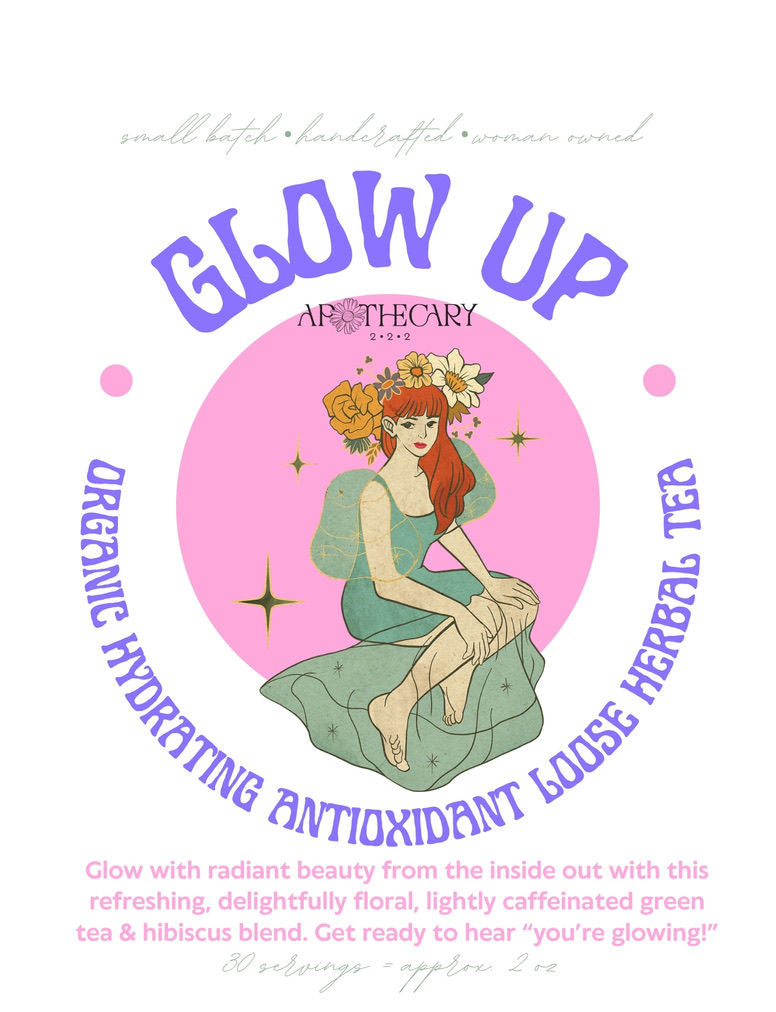 Organic Skin Beautifying Tea Blend: Glow Up