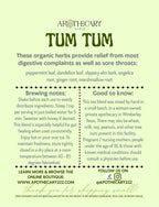 Organic Tea Blend for Soothing Digestive Troubles: Tum Tum