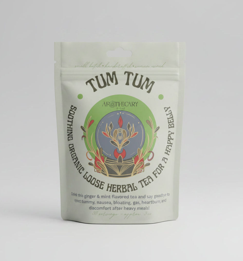 Organic Tea Blend for Soothing Digestive Troubles: Tum Tum