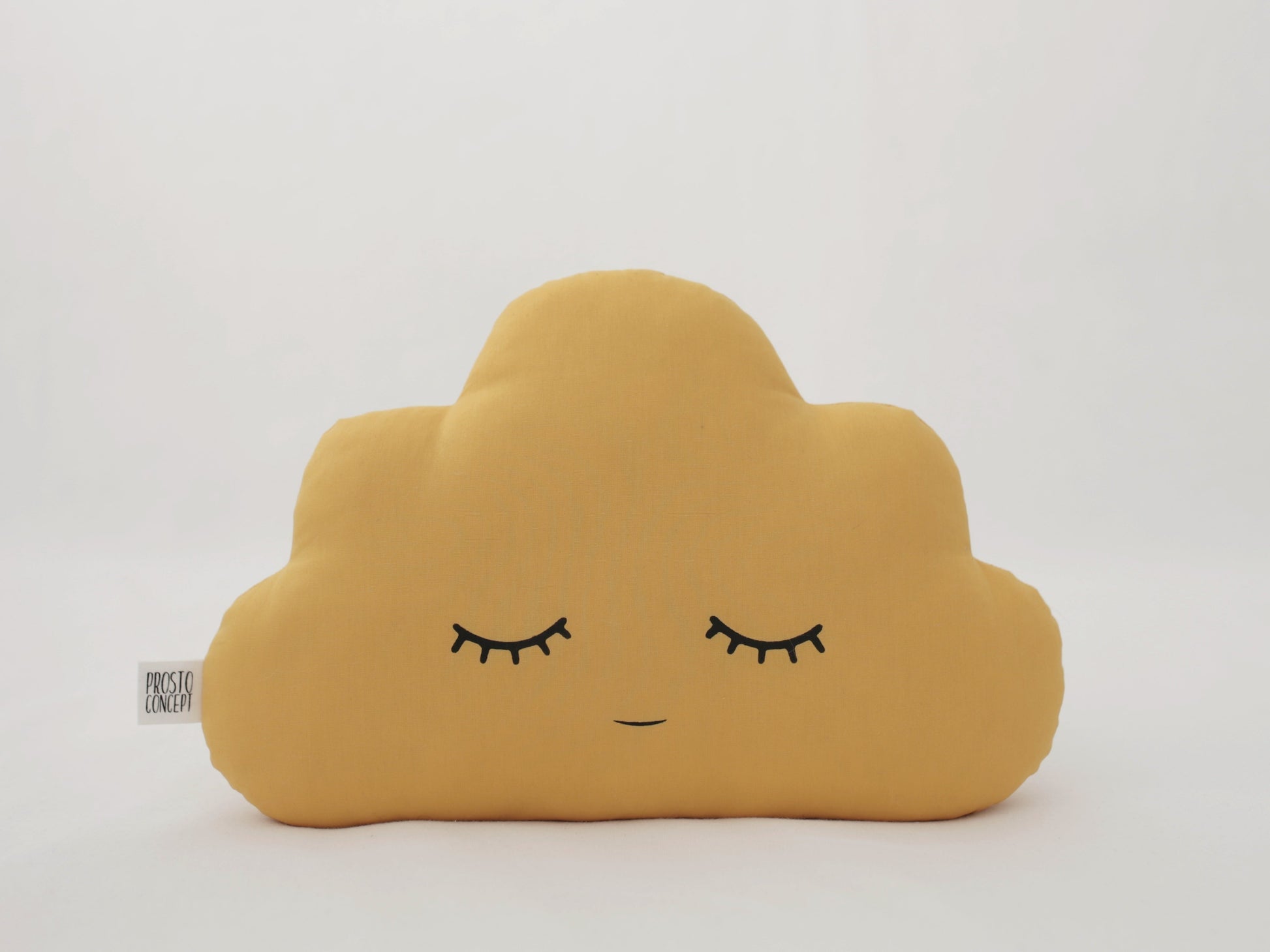 Mustard Small Cloud Pillow