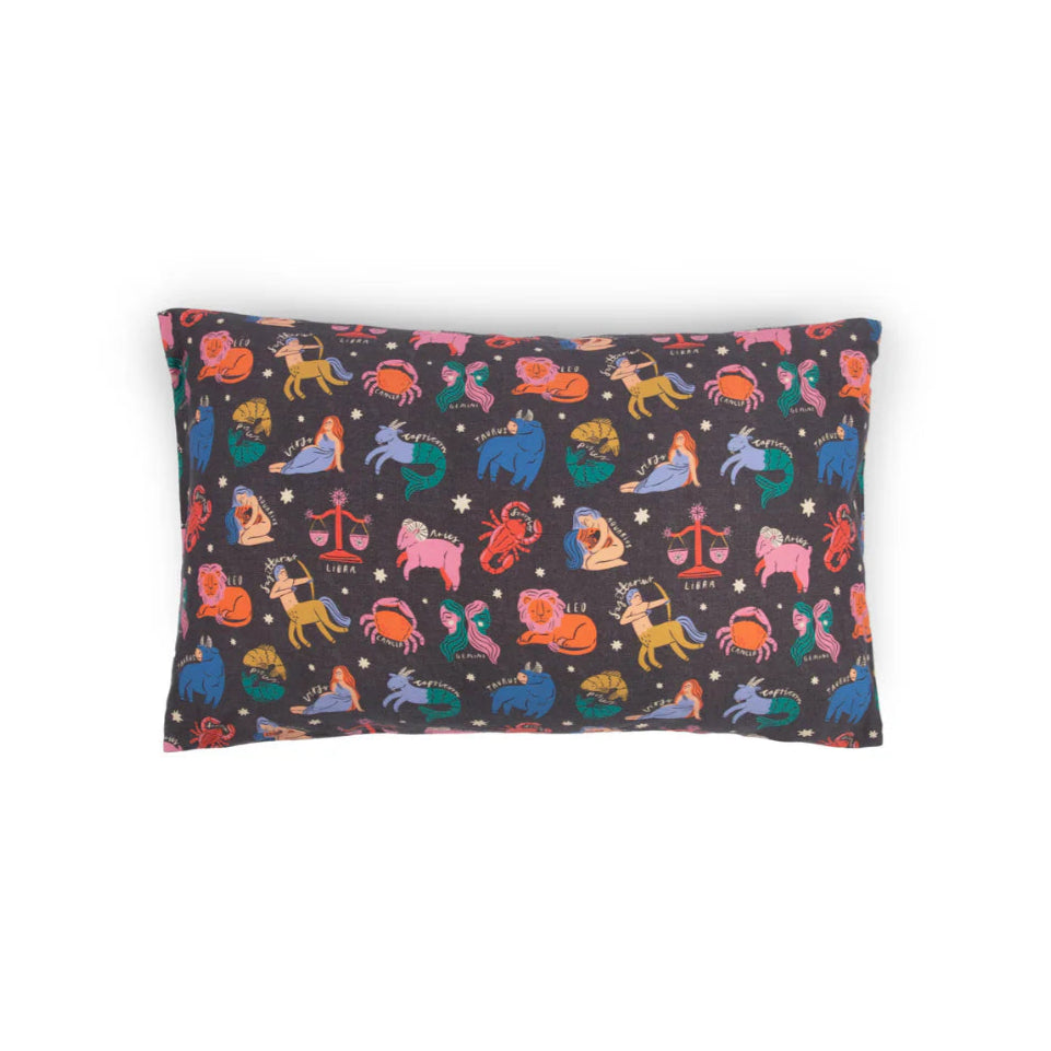 Cotton Sateen Pillowcase Set of 2 - Zodiac