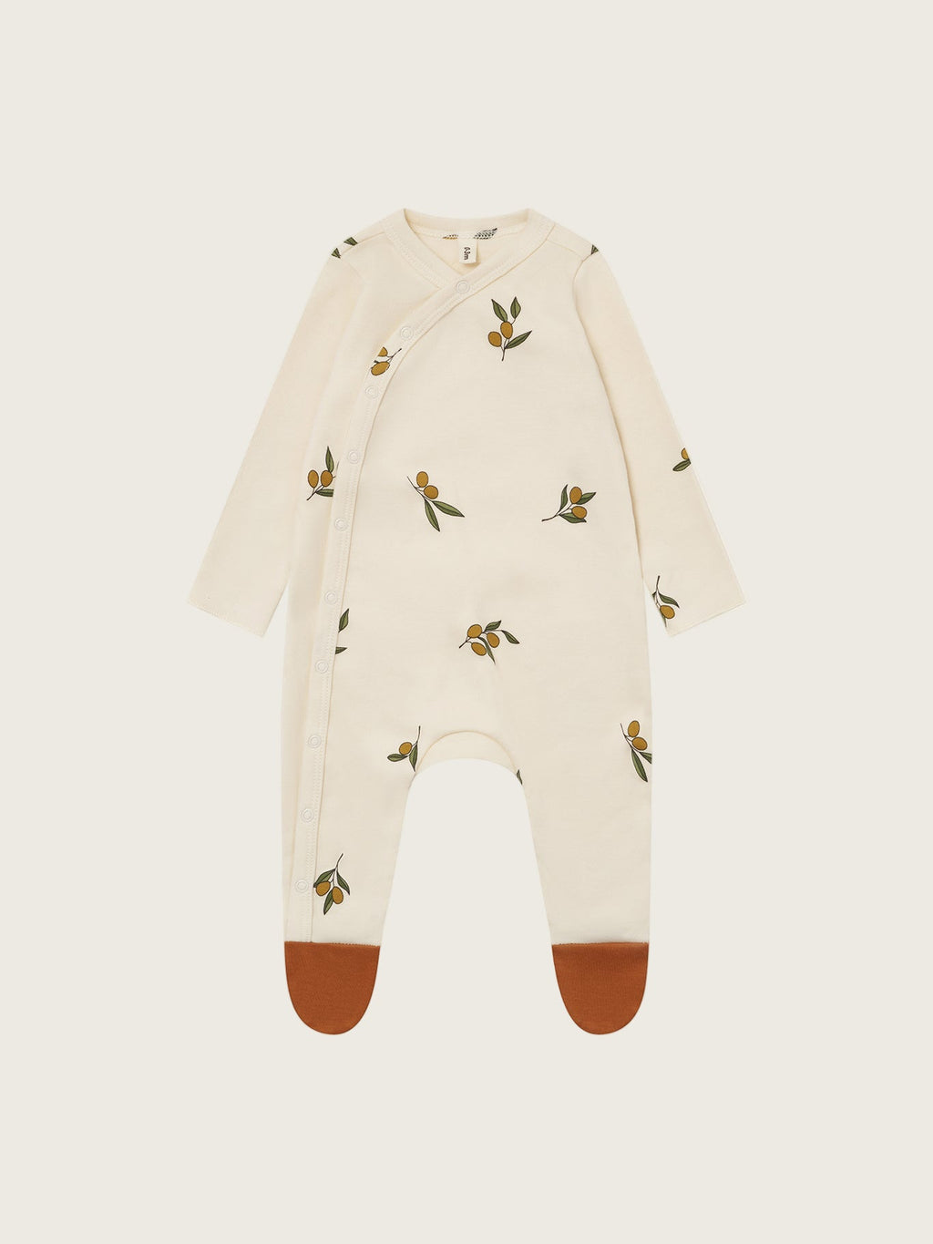 Olive Garden Suit With Contrast Feet