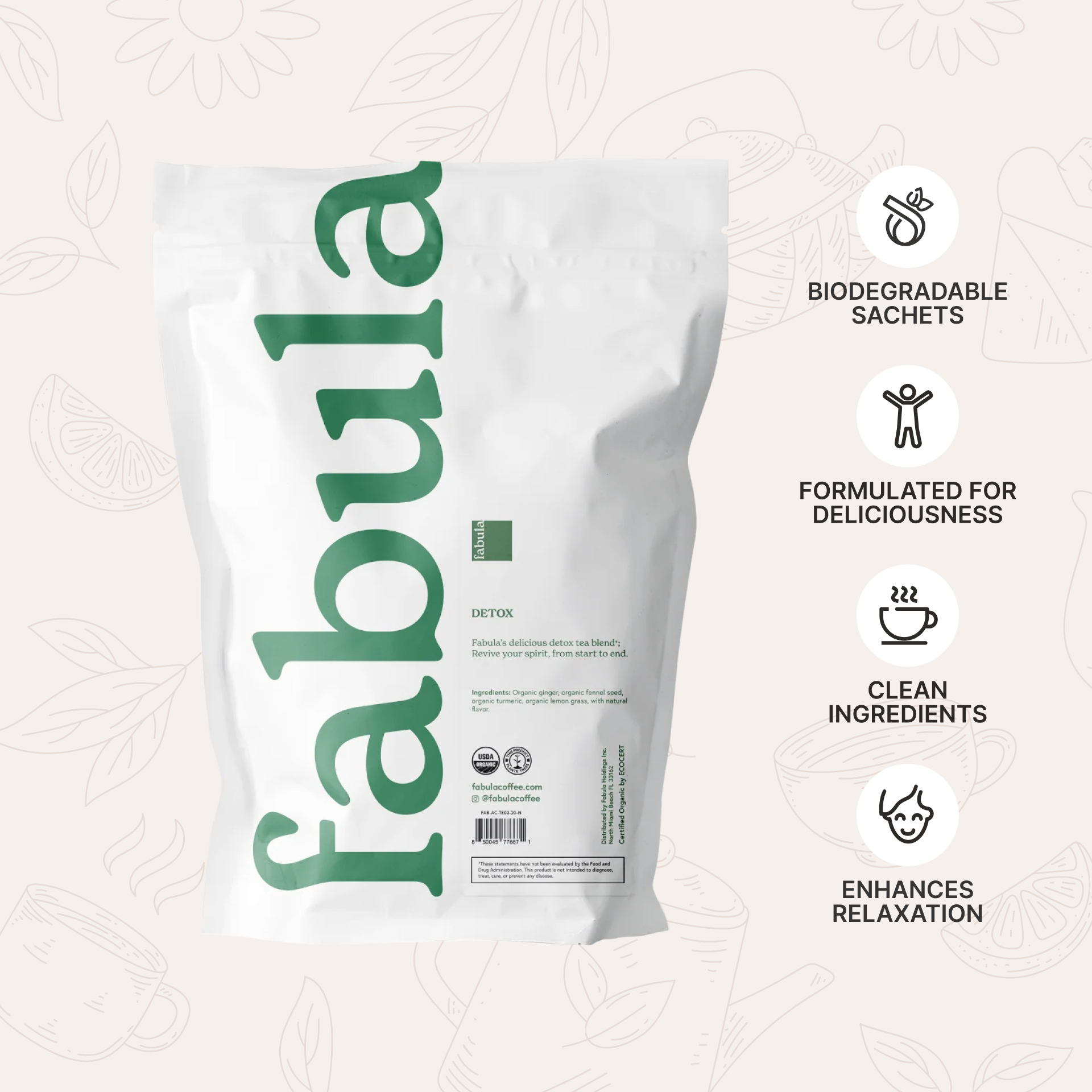 Organic Detox Tea - 20 Tea Sachets