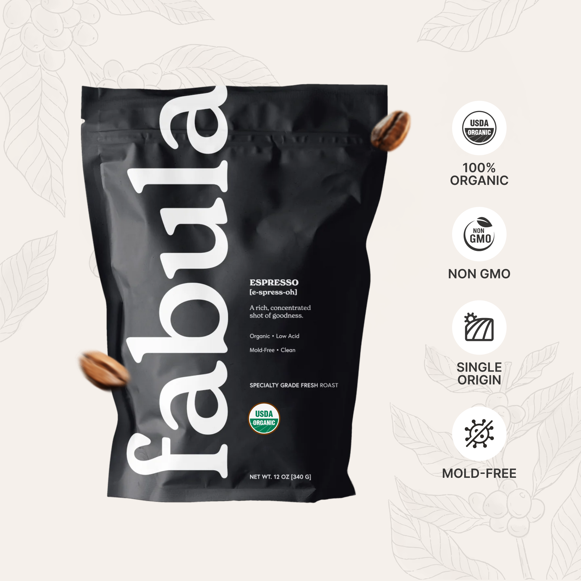 Organic Espresso Coffee - 12oz