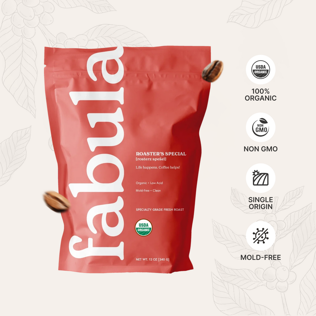 Organic Half-Caff coffee - 12oz