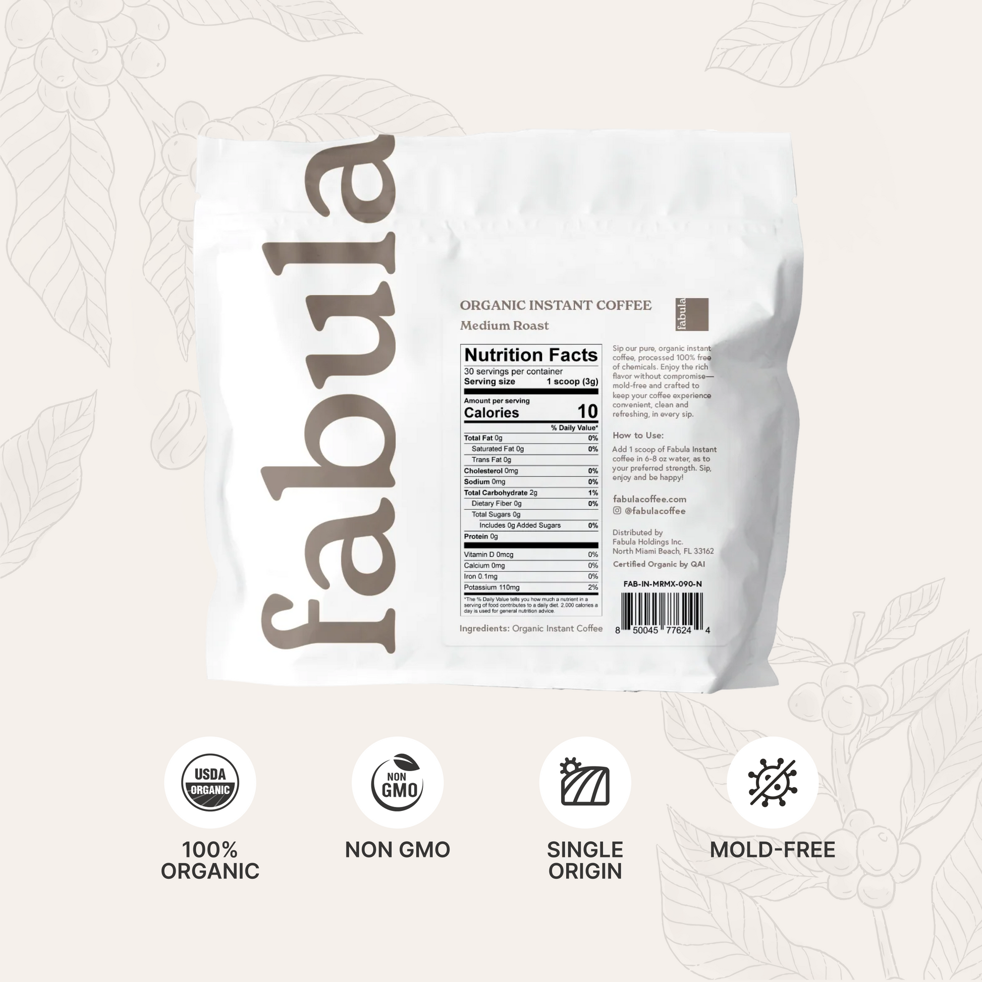 Organic Instant Coffee - 90g