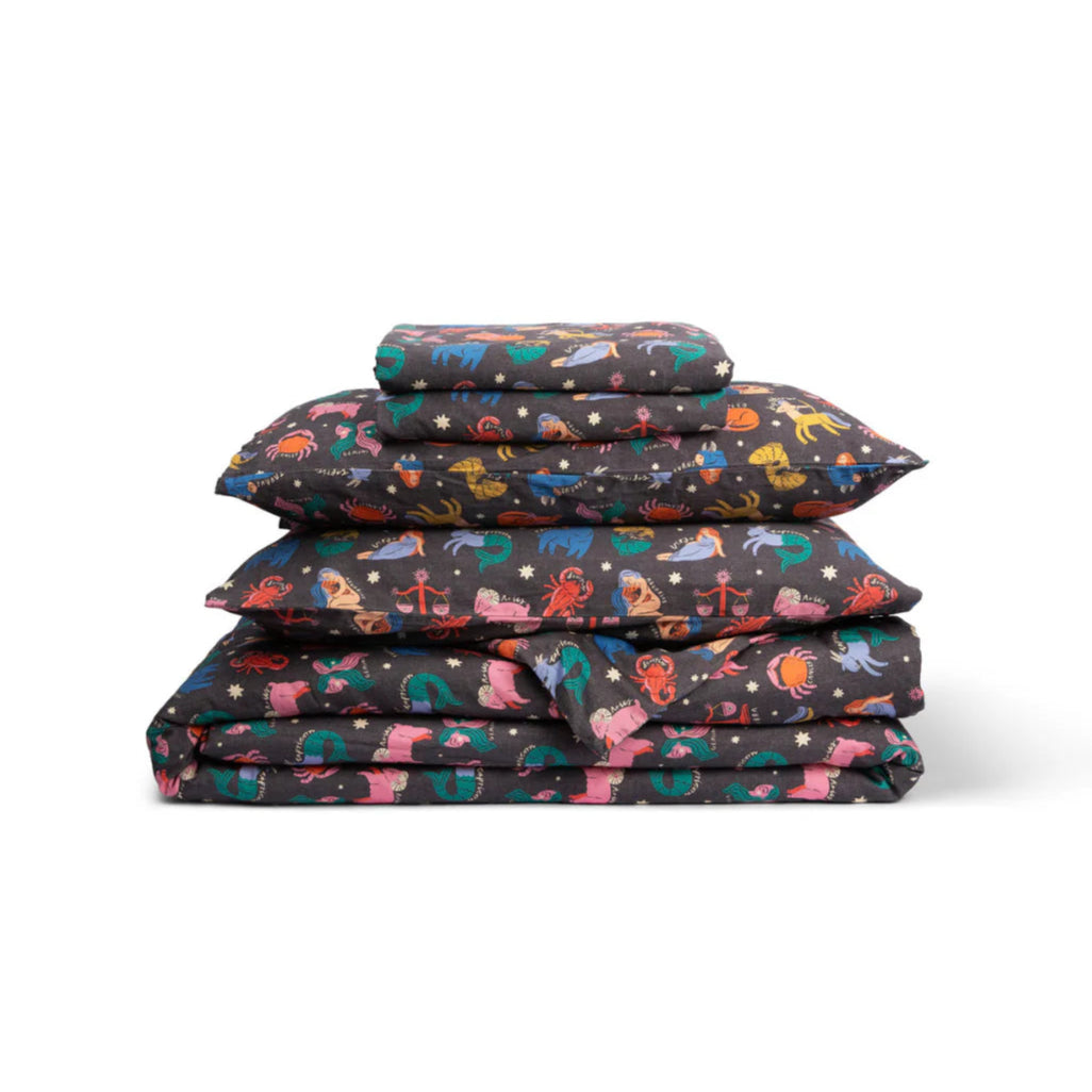 Cotton Sateen Duvet Bundle - Zodiac