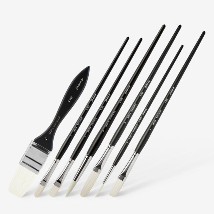 AKOYA White Synthetic Brushes