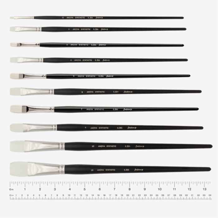 AKOYA White Synthetic Brushes