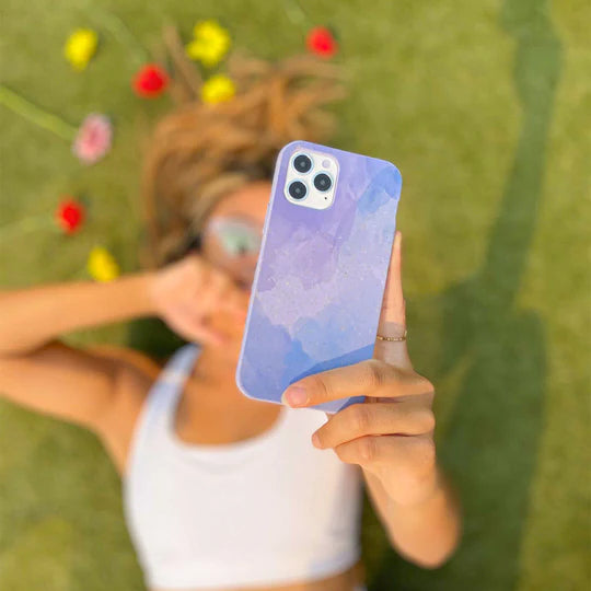 Lavender Blue Reflections Phone Case | For iPhone, Galaxy & Pixel