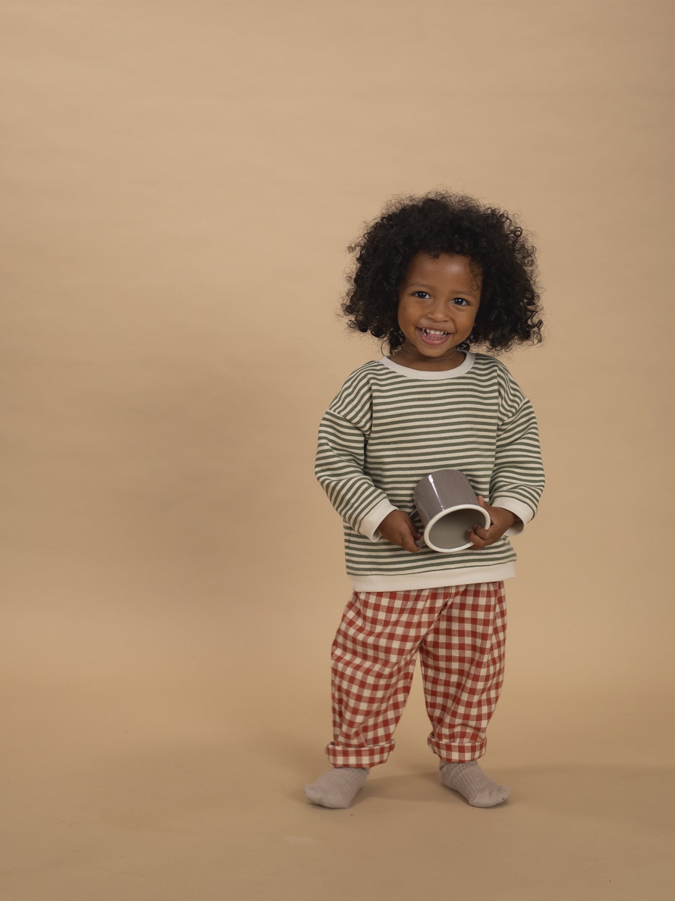 Paprika Gingham Carrot Pants