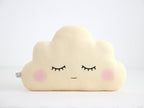 Pastel Yellow Small Cloud Pillow