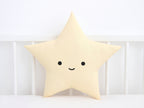 Pastel Yellow Star Pillow