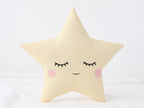 Pastel Yellow Star Pillow