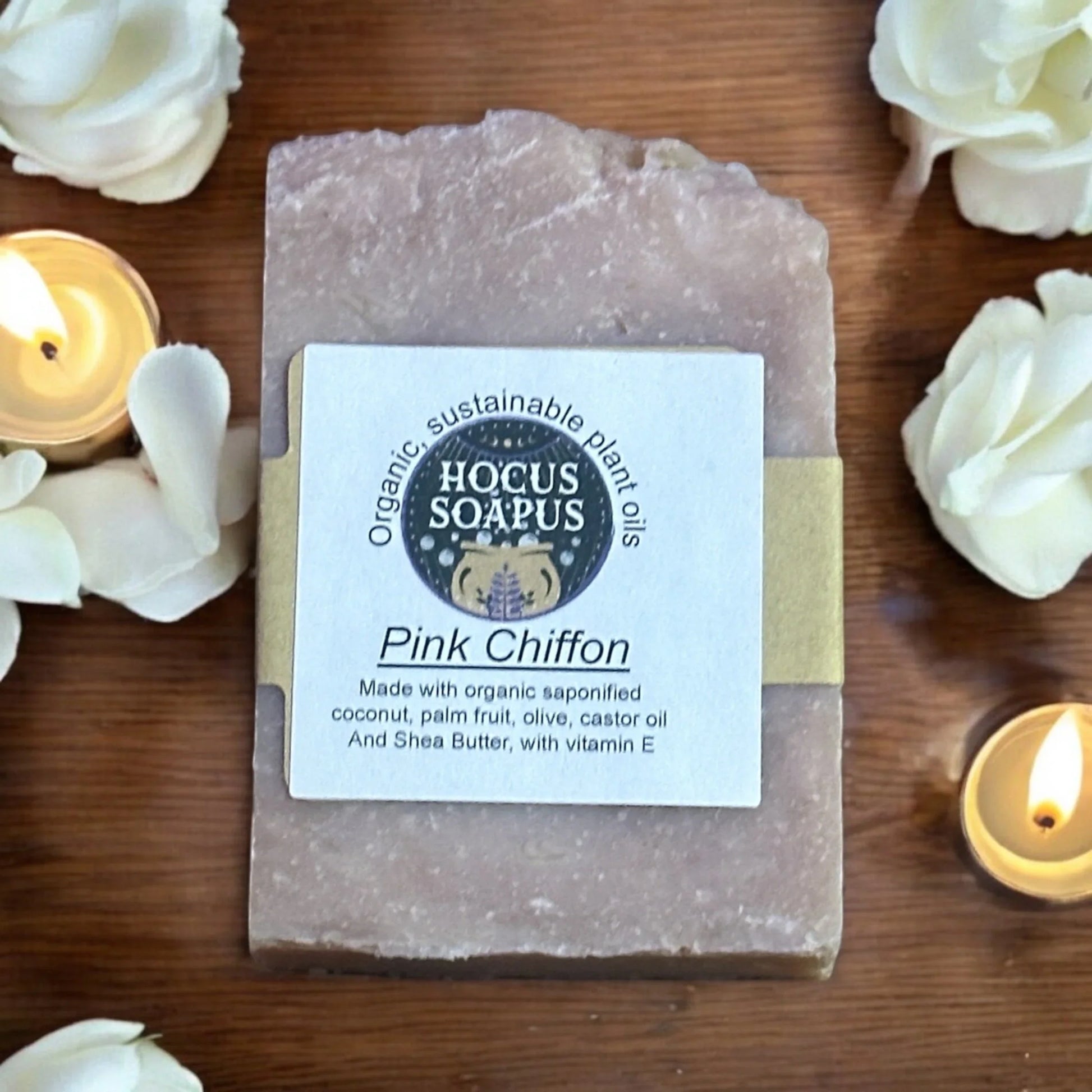 Pink Chiffon Type Handmade Soap
