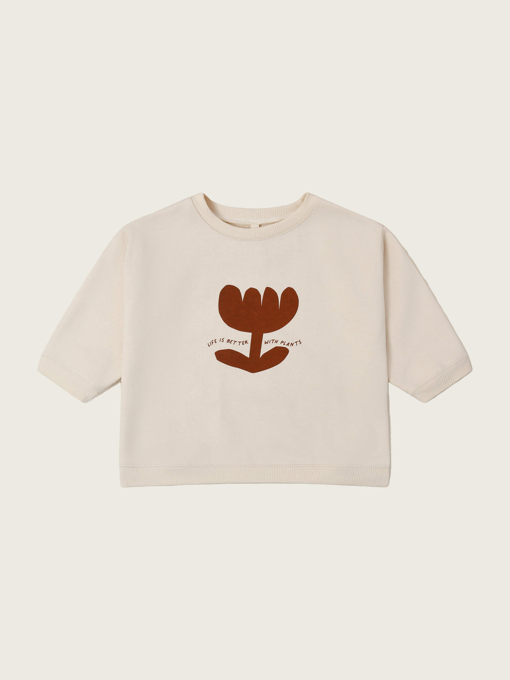 Plant Slogan Sweatshirt