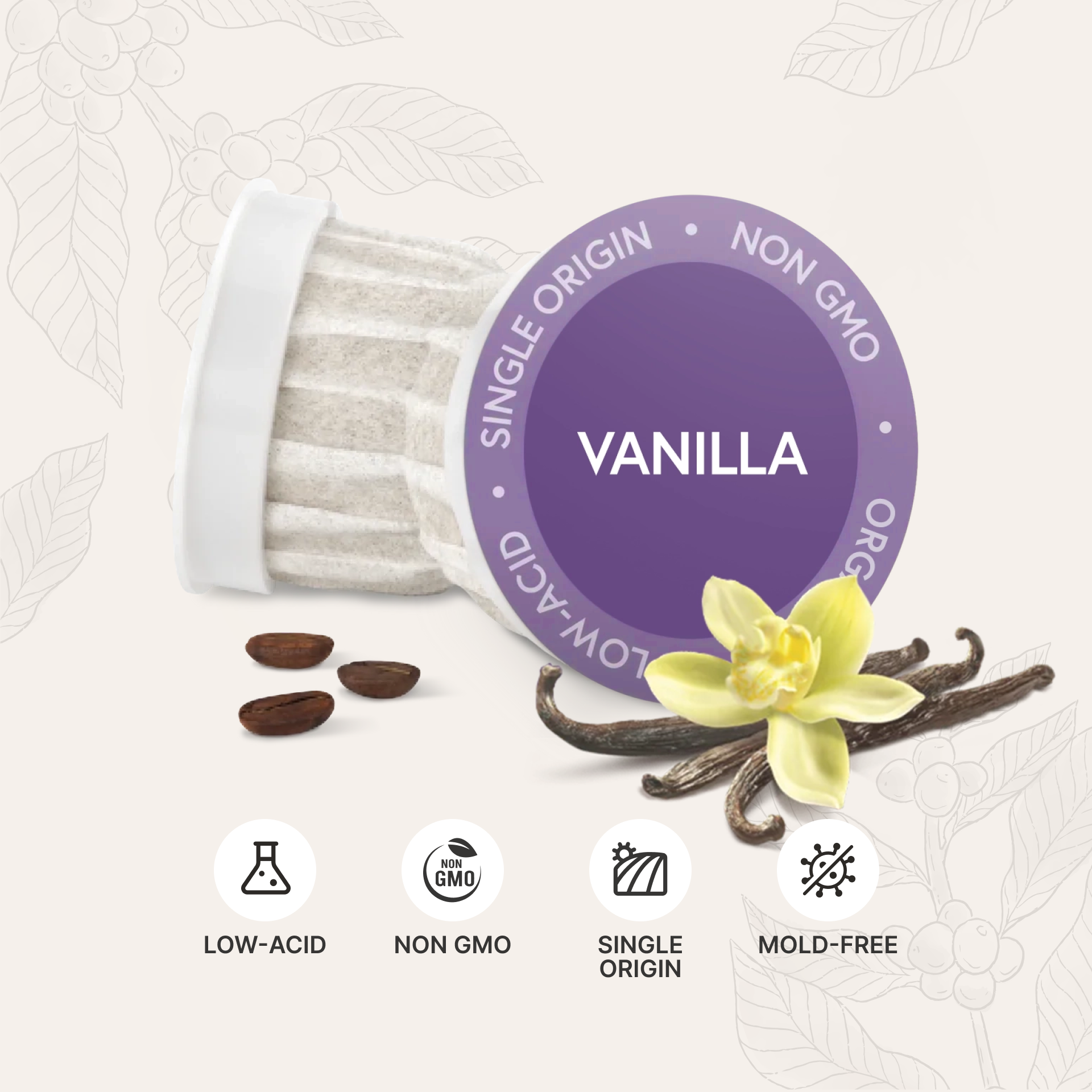 Pods for K-Machine, Vanilla Coffee