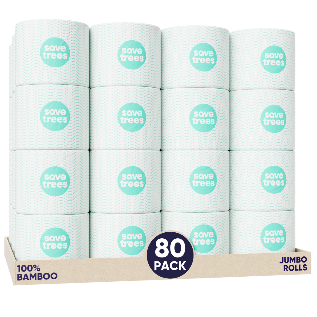 Premium Bamboo Toilet Paper in Bulk