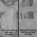 Breathing Reassurance Newborn Baby Swaddle