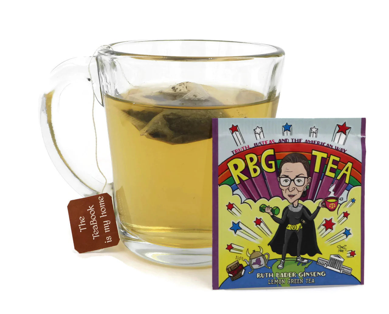 Ruth Bader Ginseng | Organic Lemon Ginseng Green Tea (Caffeinated) – Inspired by Ruth Bader Ginsburg