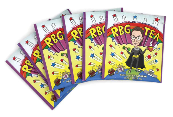 Ruth Bader Ginseng | Organic Lemon Ginseng Green Tea (Caffeinated) – Inspired by Ruth Bader Ginsburg