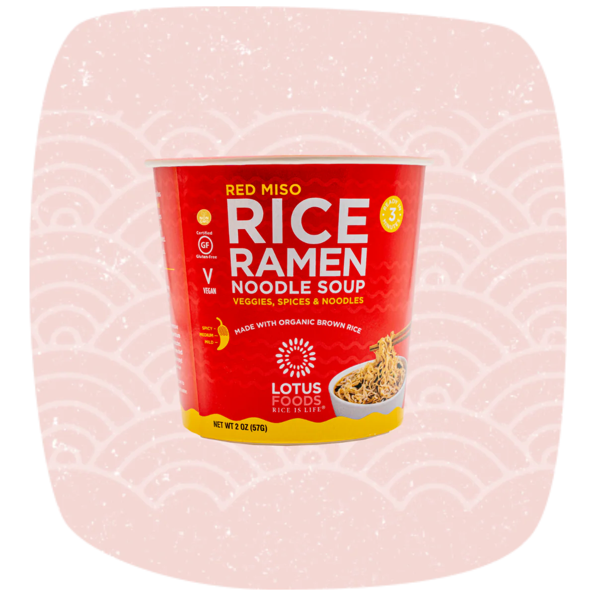 Red Miso Rice Ramen Noodle Soup