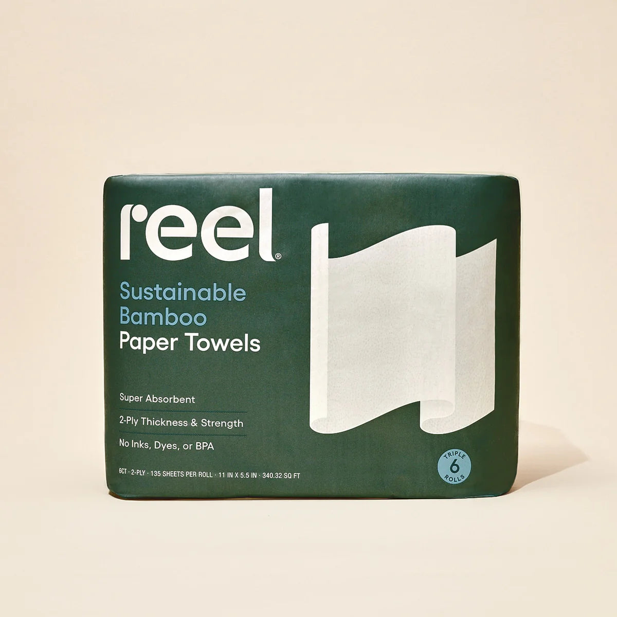 Reel Bamboo Paper Towels | 12-Rolls