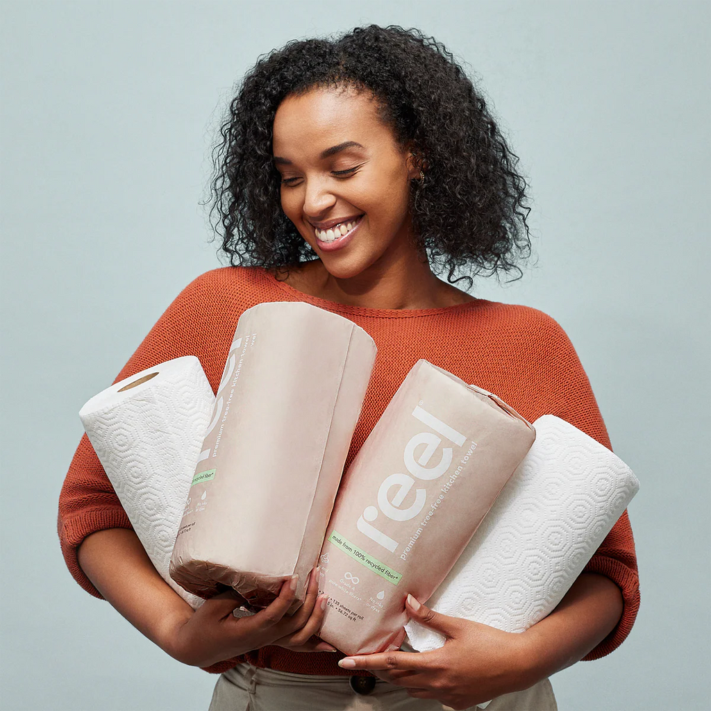 Reel Recycled Paper Towels | 12-Rolls