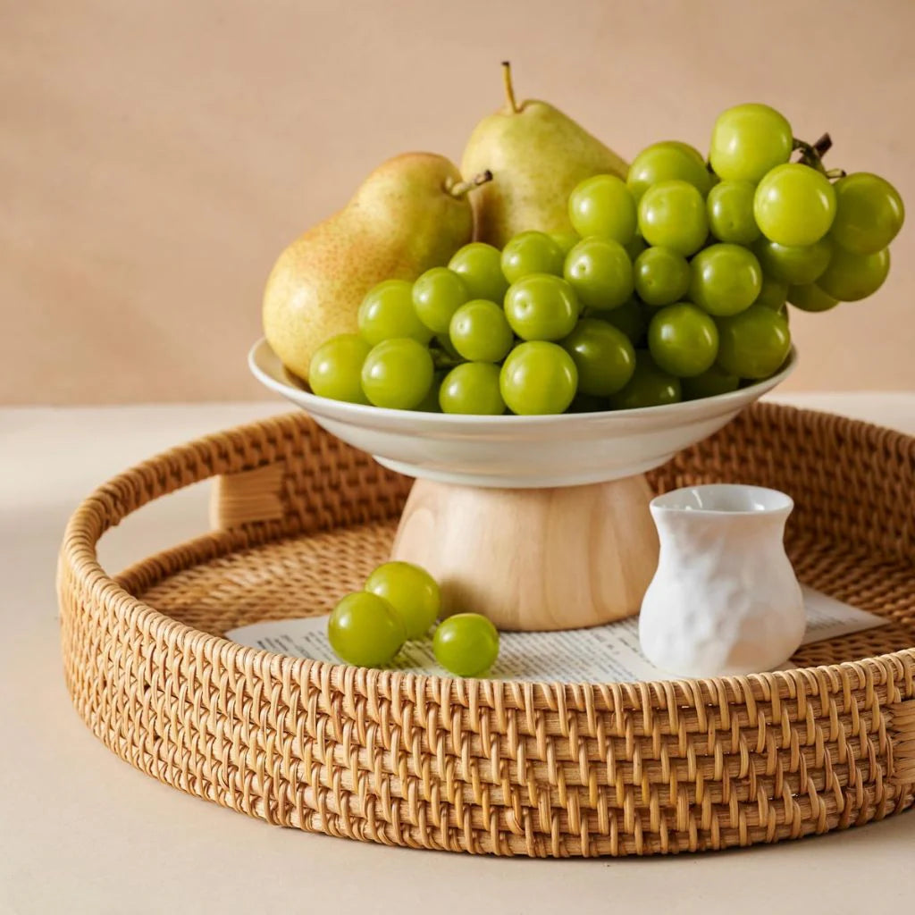 Rattan Trays | Natural Colour