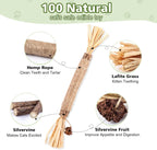 100% Natural Silvervine Sticks Cat Toy (2 Pack)