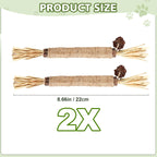 100% Natural Silvervine Sticks Cat Toy (2 Pack)