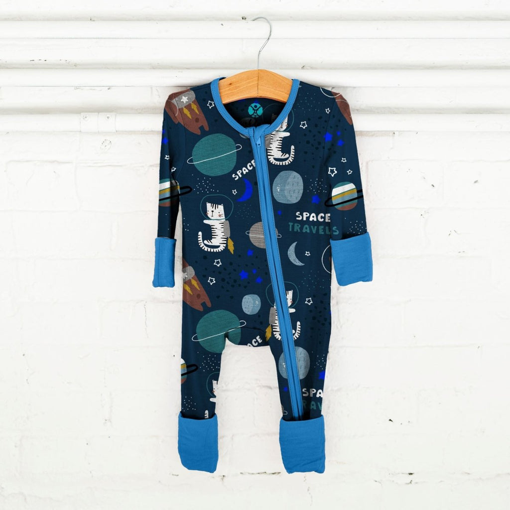 Space Cat Bamboo Pajamas